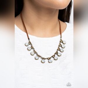 Color Me Chic Brass Necklace